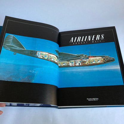 Airliners Hardcover Vintage Book by Robert Wall Airplanes