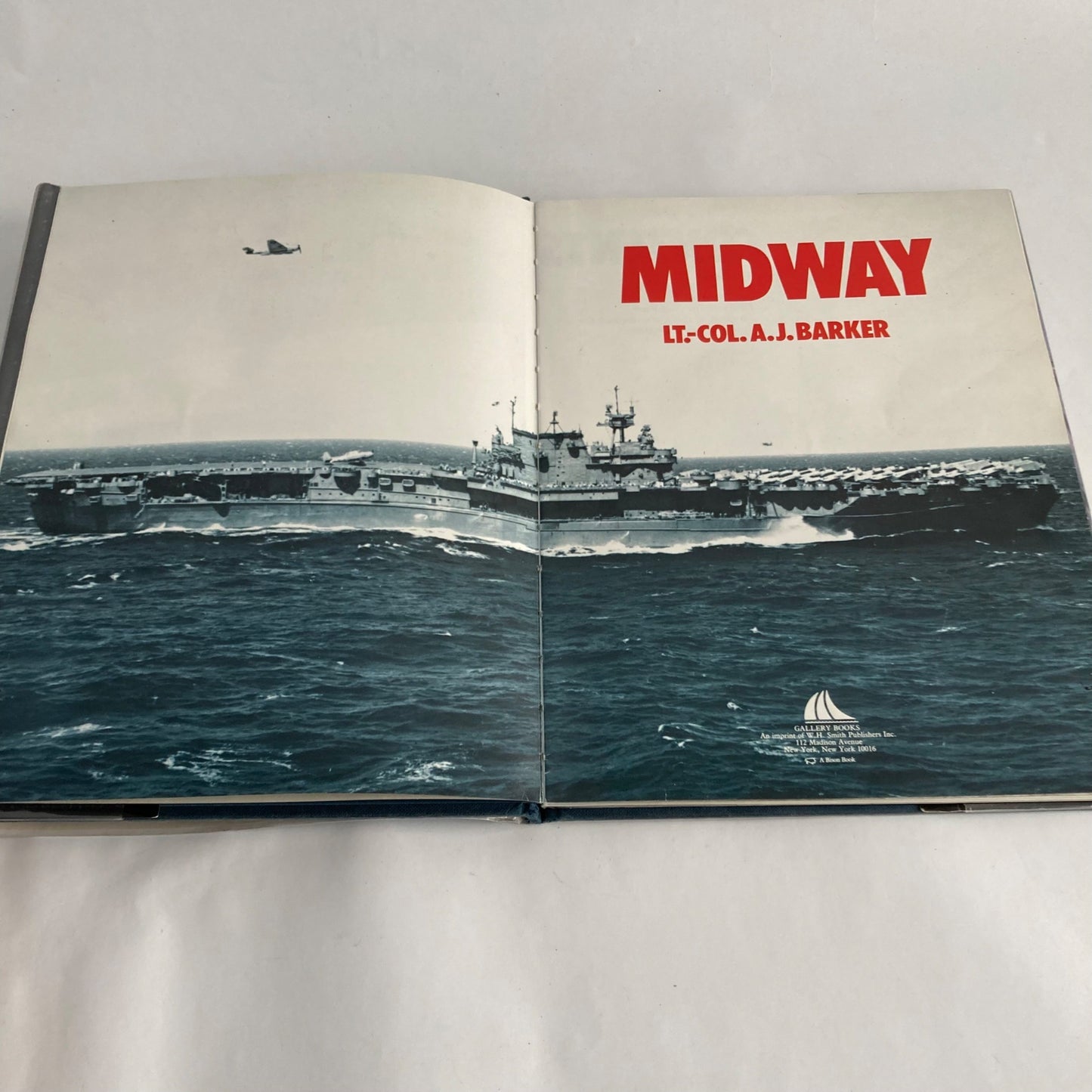 MIDWAY by Lt Col. AJ Barker Vintage WWII Book Military World War II