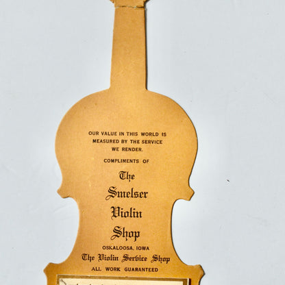 The Smelser Violina Shop Oskaloosa Iowa 1924 Calendar