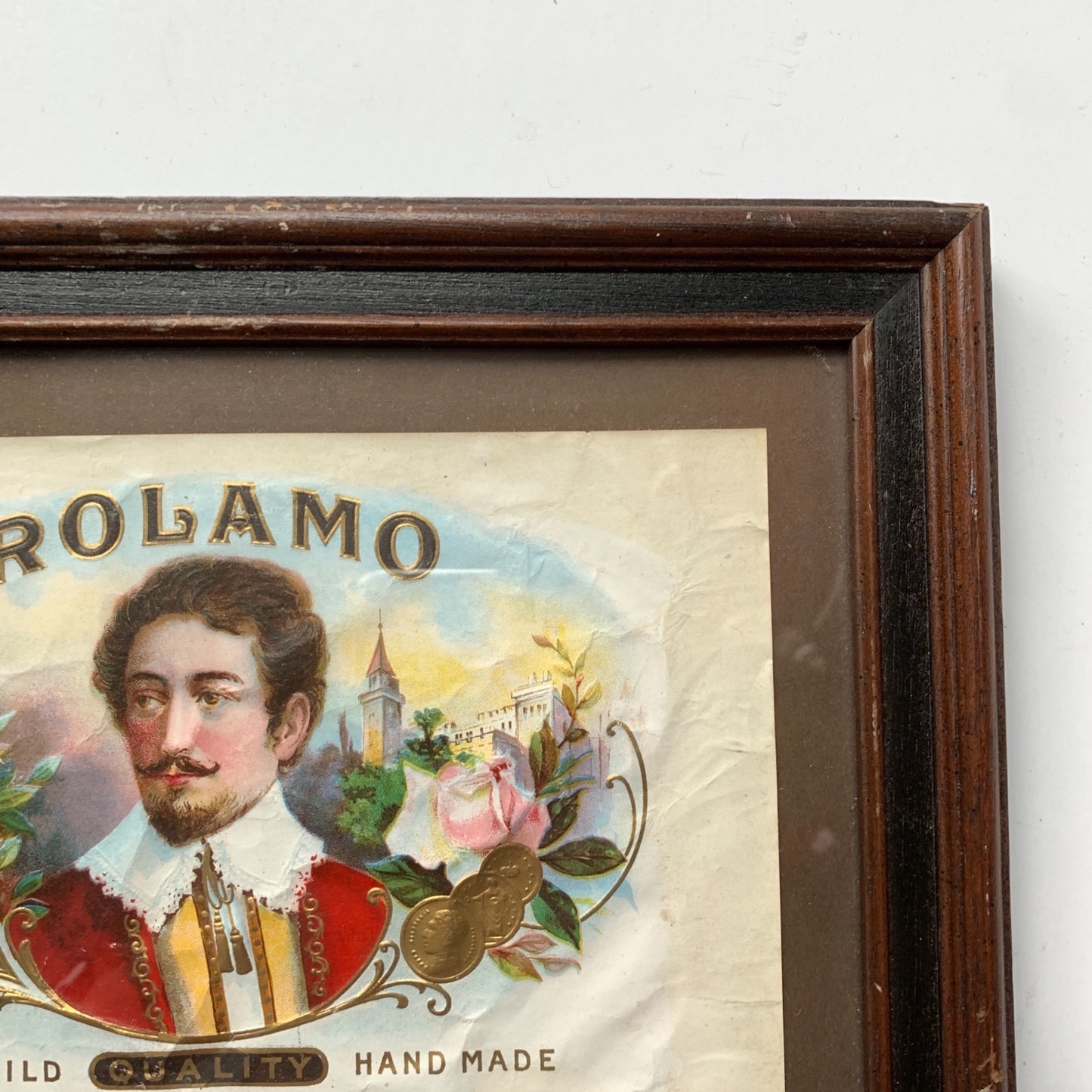 Vintage Rolamo Cigar Framed Print