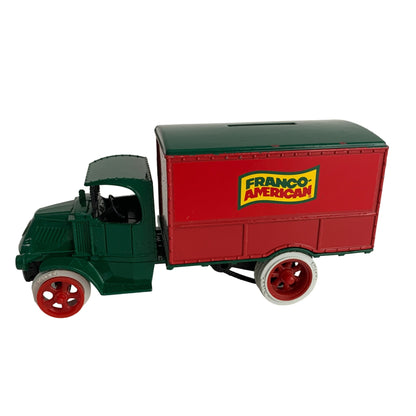 Franco American Ertl Truck Bank Green Red