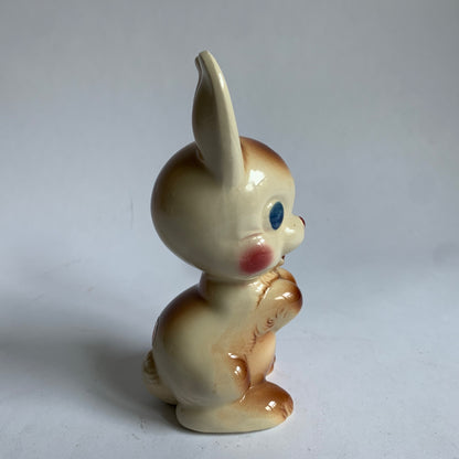 Rempel Anthropomorphic 1948 Bunny Rabbit Ceramic Figurine Vintage