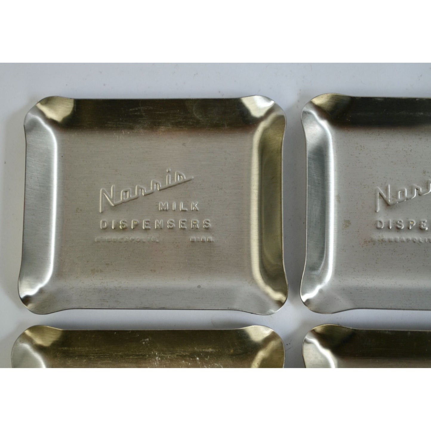Vintage Ashtrays Lot of 4 Norris Milk Dispensers Minneapolis MN Minnesota