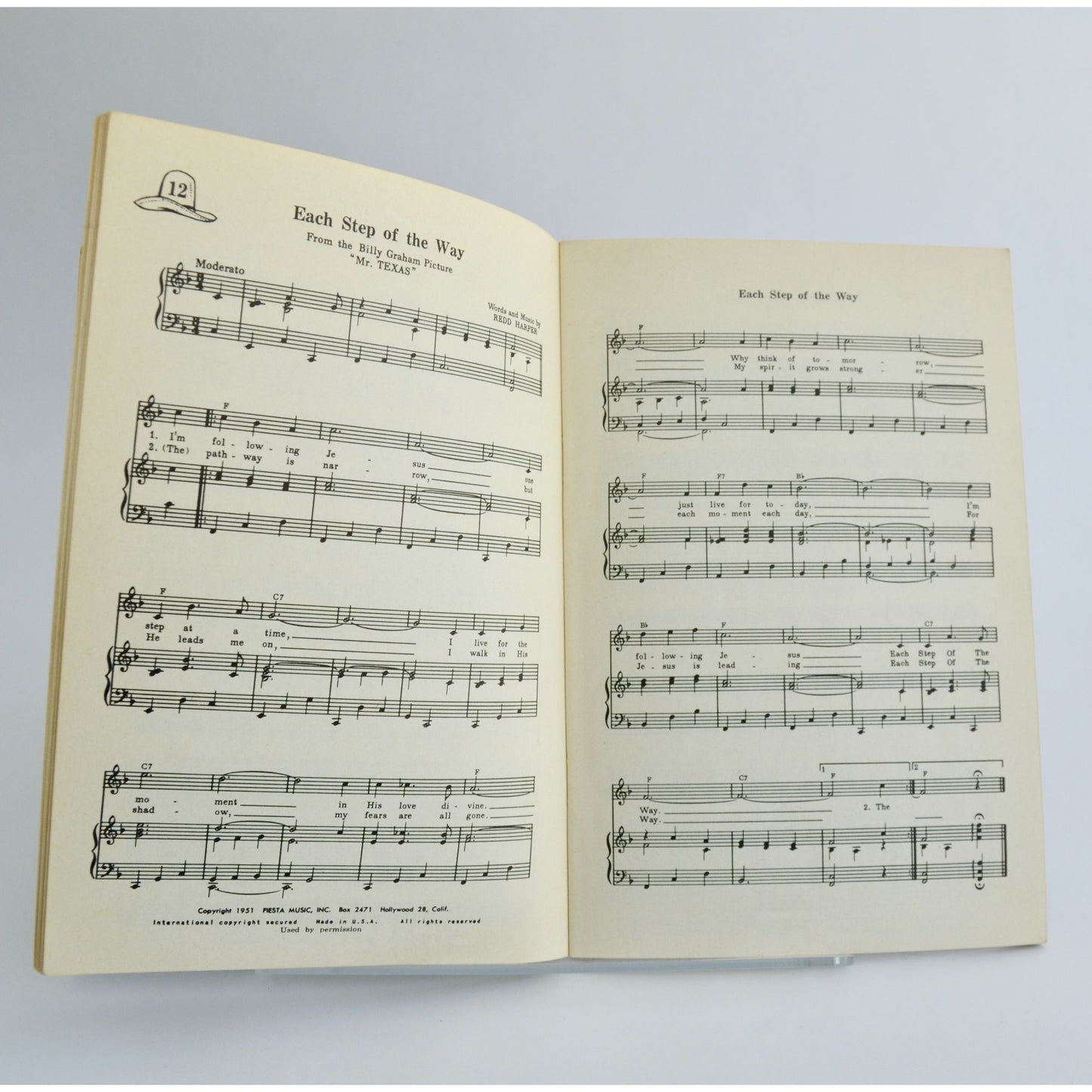 Western Style Songs Solos Duets Groups Gospel Songs Book Vintage