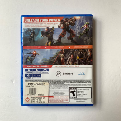 Sony PS4 Anthem BioWare EA Sports Game Disc & Case