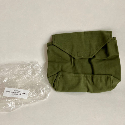 Vintage USGI Bag Wet Weather Clothing Small Pouch MOLLE DSA 100-75-C-0990
