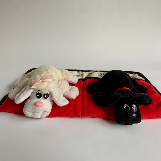Pound Puppies Vintage Lot of 2 with Blanket Sleeping Bag