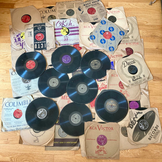Large Lot Vintage 10-inch Records Columbia Capitol RCA Victor Decca Cosmo MGM