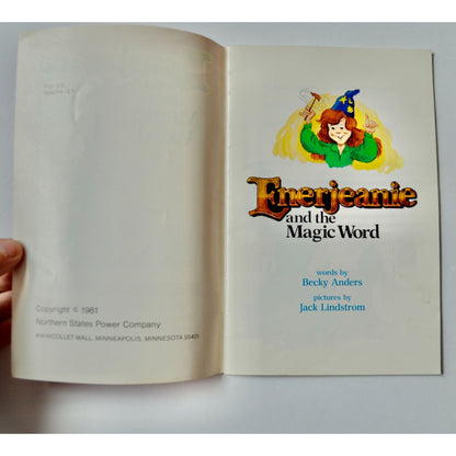 Enerjeanie and the Magic Word Vintage Book