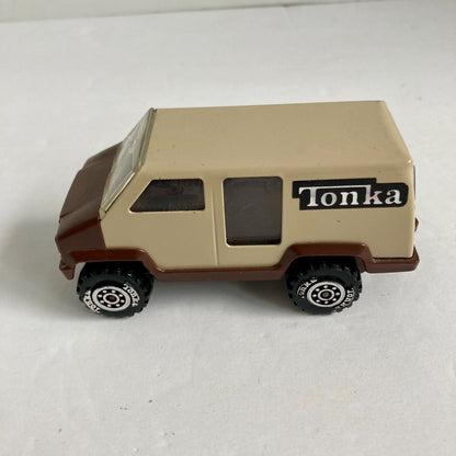 Vintage 1978 Tonka Toy Van Brown/Tan Small MADE IN USA!