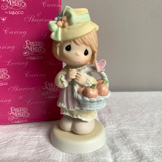 Precious Moments 115918 You're Just Peachy Fruitful Delights Series Figurine