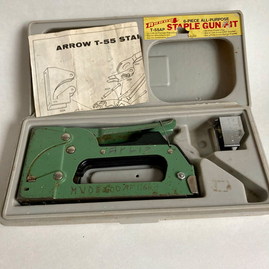 Vintage Arrow T-55AP Staple Gun Kit