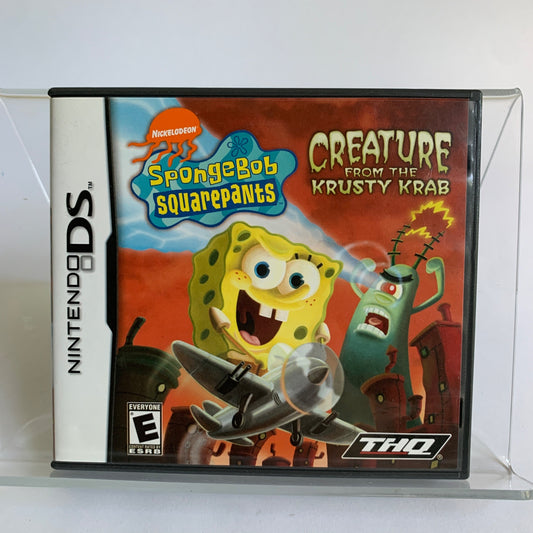 Nintendo DS SpongeBob Squarepants Creature from the Krusty Krab COMPLETE