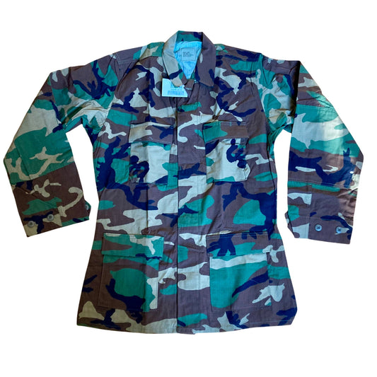 Vintage NOS BDU Top Medium X-Long Hot Weather Military Army Jacket Shirt