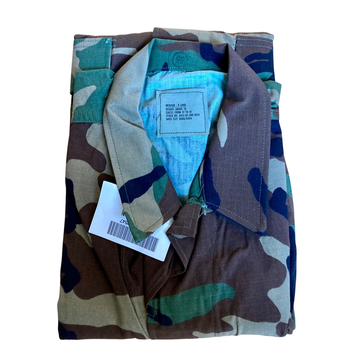 Vintage NOS BDU Top Medium X-Long Hot Weather Military Army Jacket Shirt