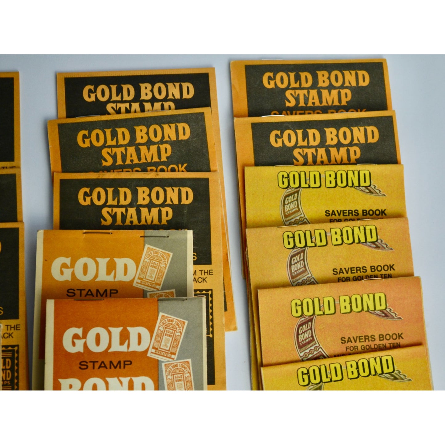 Vintage Gold Bond Stamp Savers Books Collection With Bonus Stamps