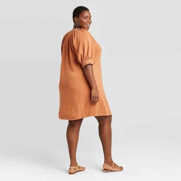 New Universal Thread Sweatshirt Dress Brown Dress