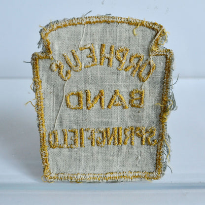 Vintage Orpheus Band Springfield Patch