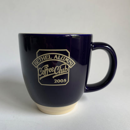 2005 Bethel Alumni Coffee Club Vintage Blue Mug