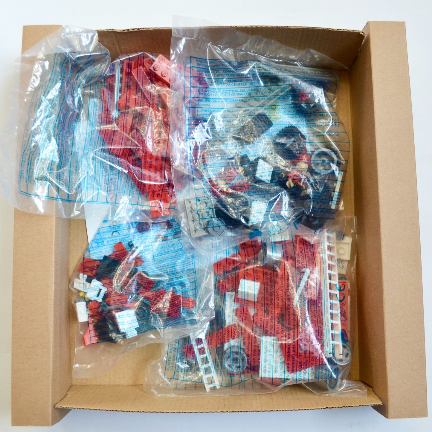 Best-Lock Construction Toys Town Fire Engine New