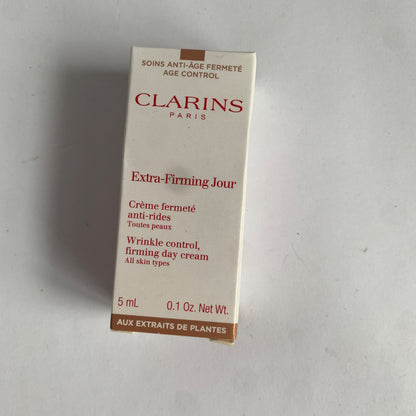 Clarins Extra-Firming Jour Day Cream .1 oz Sample Tube in Box New