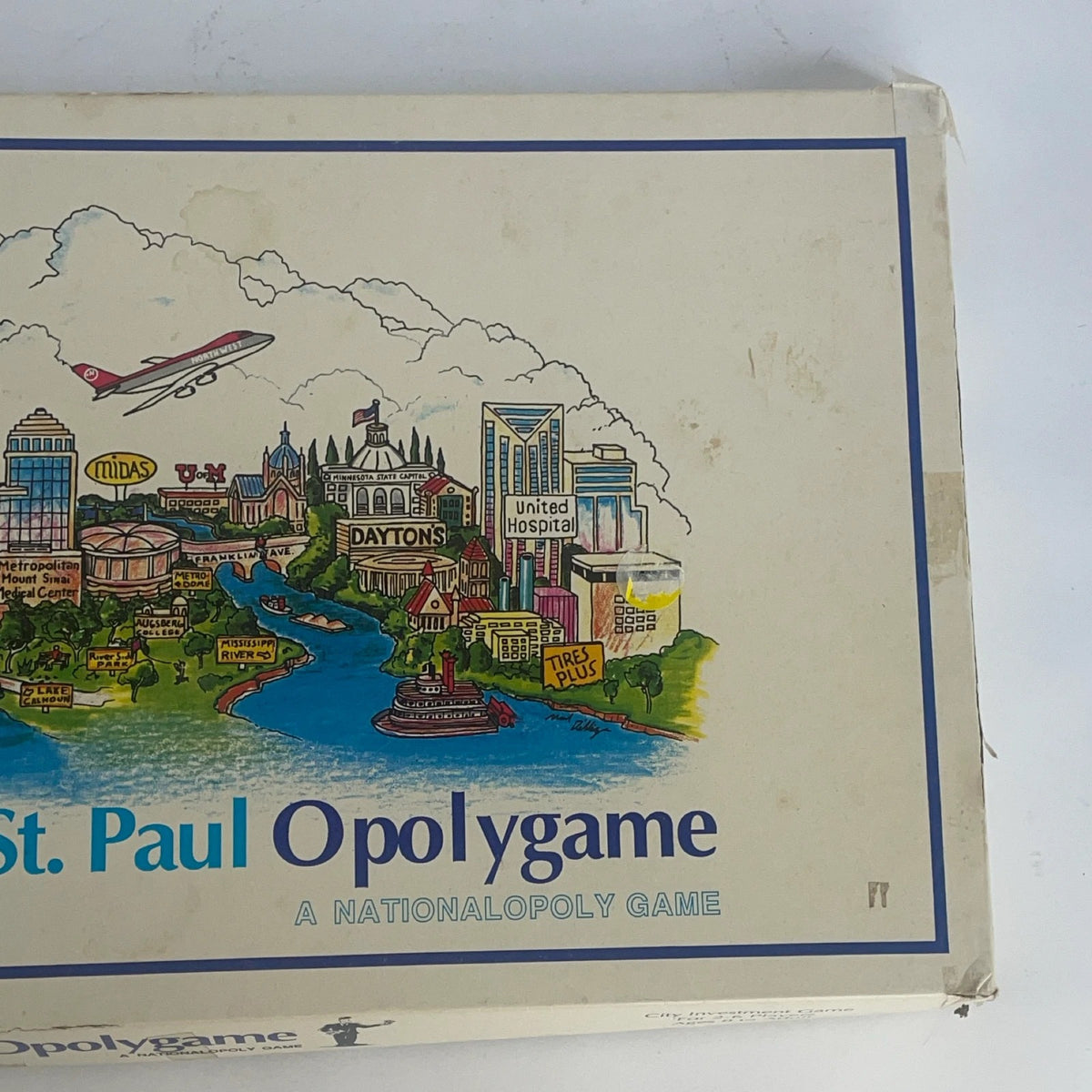 Nationalpoly Game The Minneapolis-St. Paul Opolygame Board Game