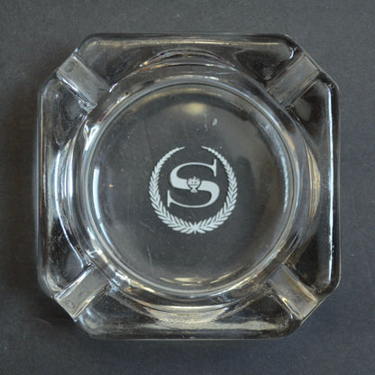 Sheraton Hotel Clear Glass Ashtray Vintage