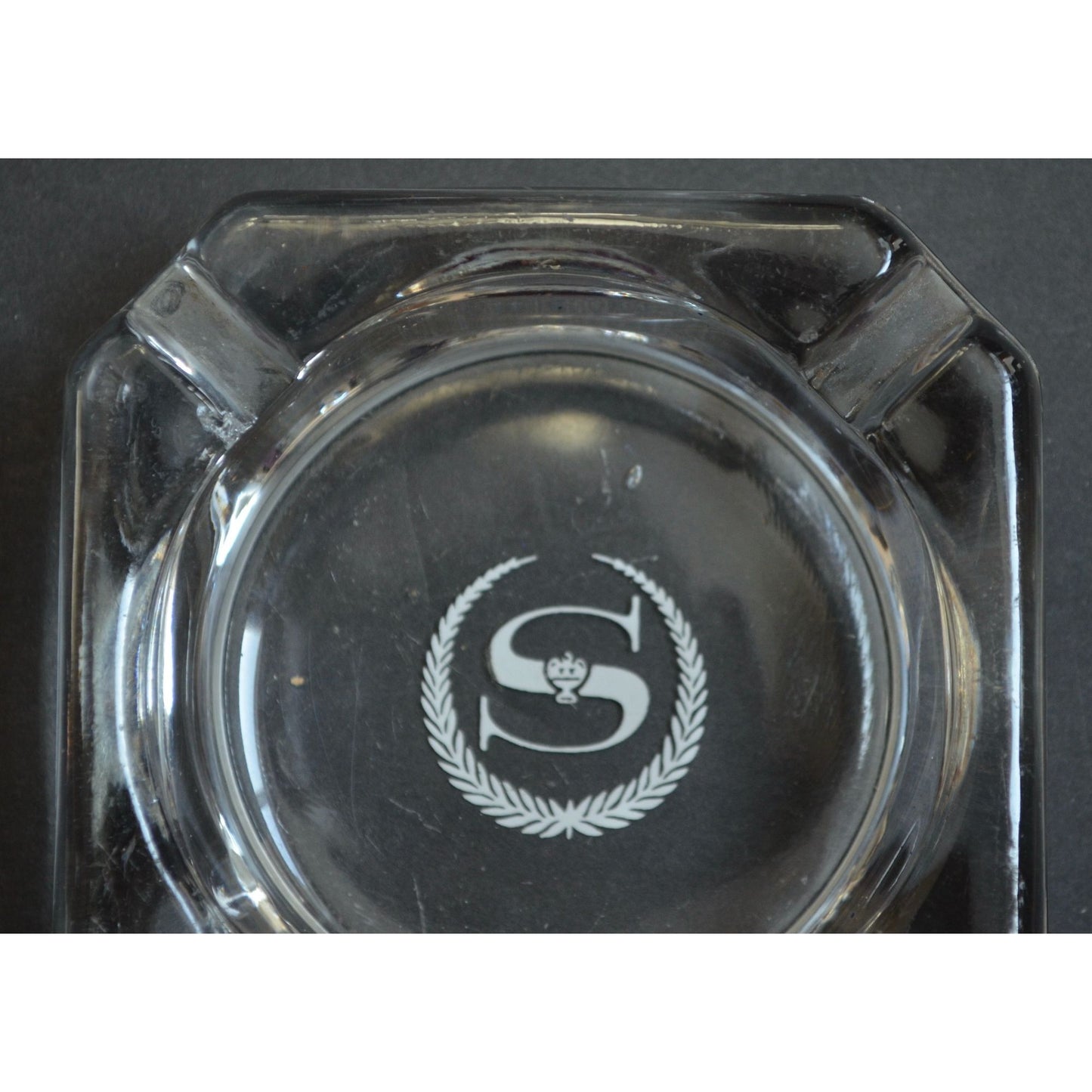 Sheraton Hotel Clear Glass Ashtray Vintage