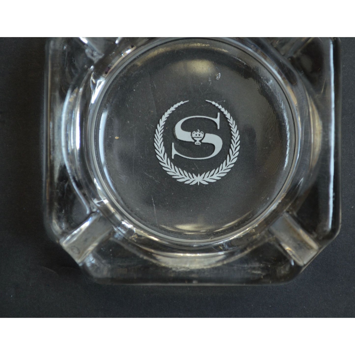 Sheraton Hotel Clear Glass Ashtray Vintage