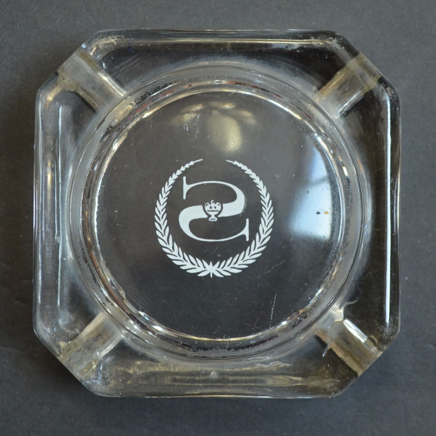 Sheraton Hotel Clear Glass Ashtray Vintage