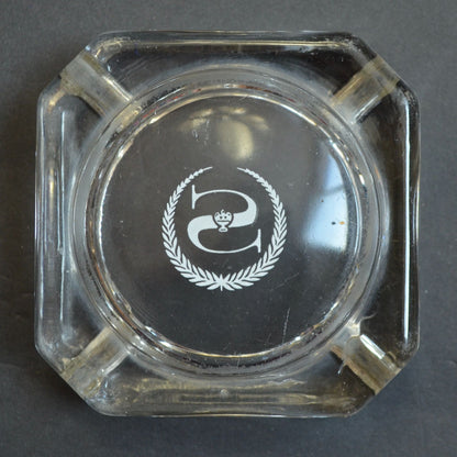 Sheraton Hotel Clear Glass Ashtray Vintage