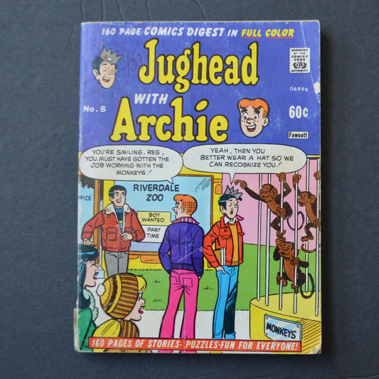 Jughead and Archie 160 Page Comics Digest Full Color No. 8 Vintage 1975