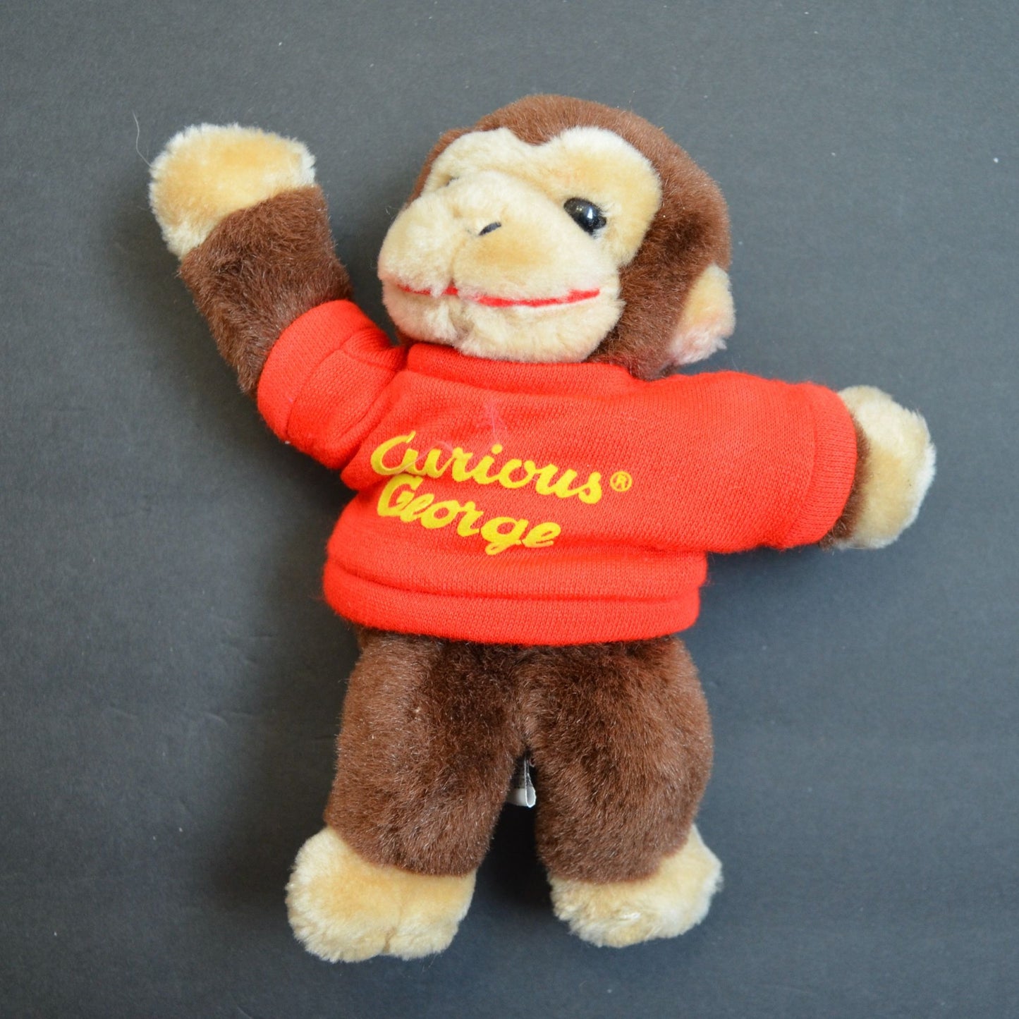 Gund Curious George Red Shirt Vintage Small Plush 7"