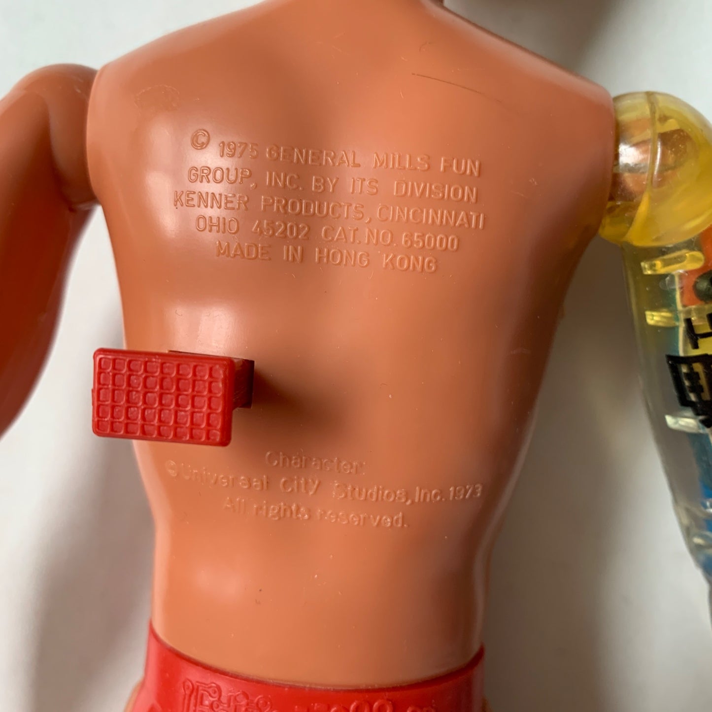 Six Million Dollar Man Figure with Engine No Clothes 1975