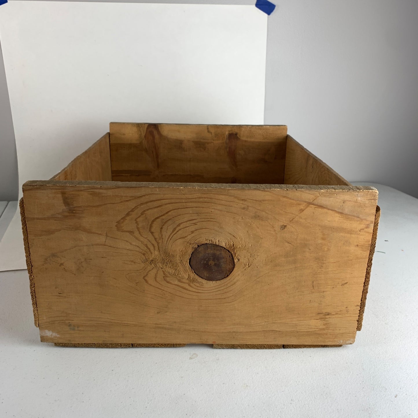 Vintage Venco California Vegetables Wood Wooden Crate Box