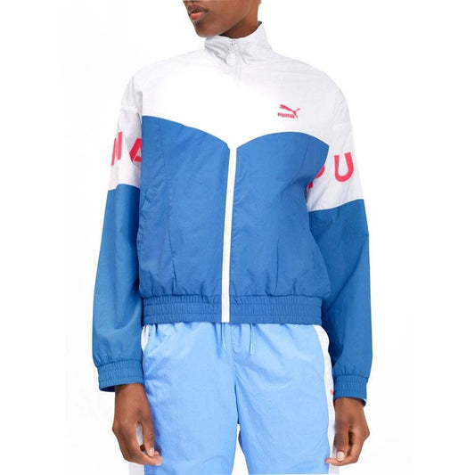 Puma Xtg Women's Track Jacket White Blue Size XS