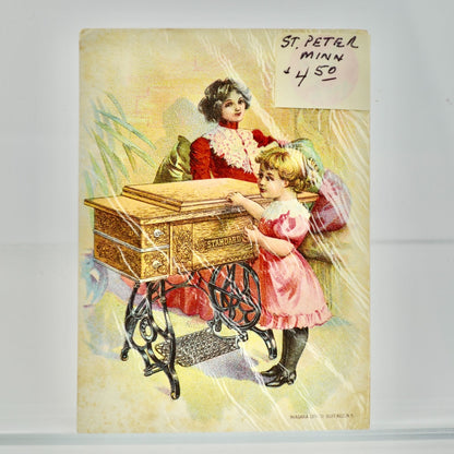 Standard Sewing Machine Antique Victorian Trading Card