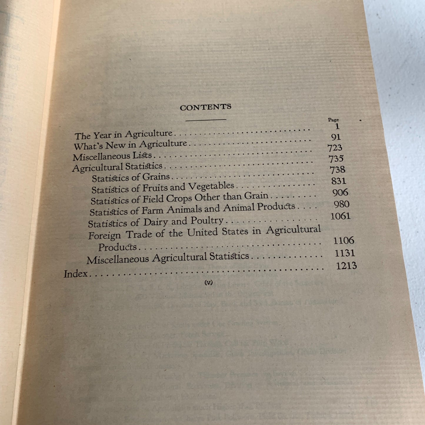 1927 Yearbook of Agriculture Green Hardcover Book Vintage