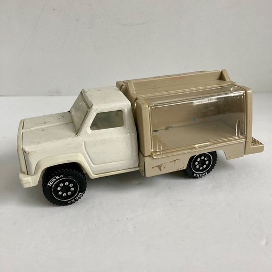 Vintage Tonka Bell System Utility Truck Toy w/ Opening Box Doors