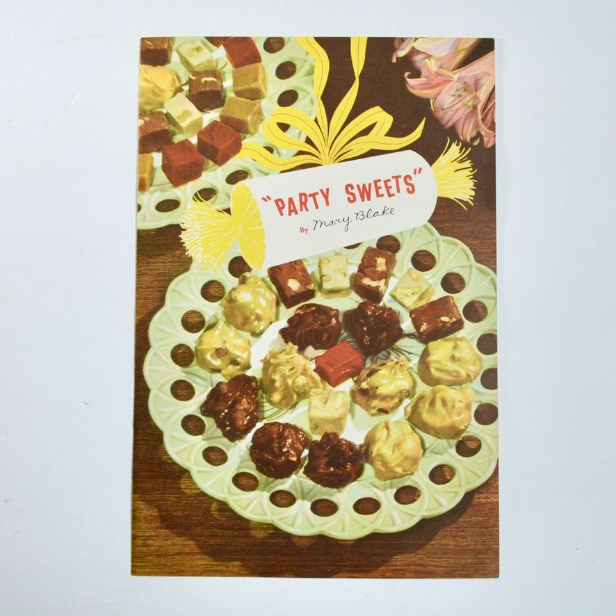 Party Sweets by Mary Blake Booklet Carnation Vintage