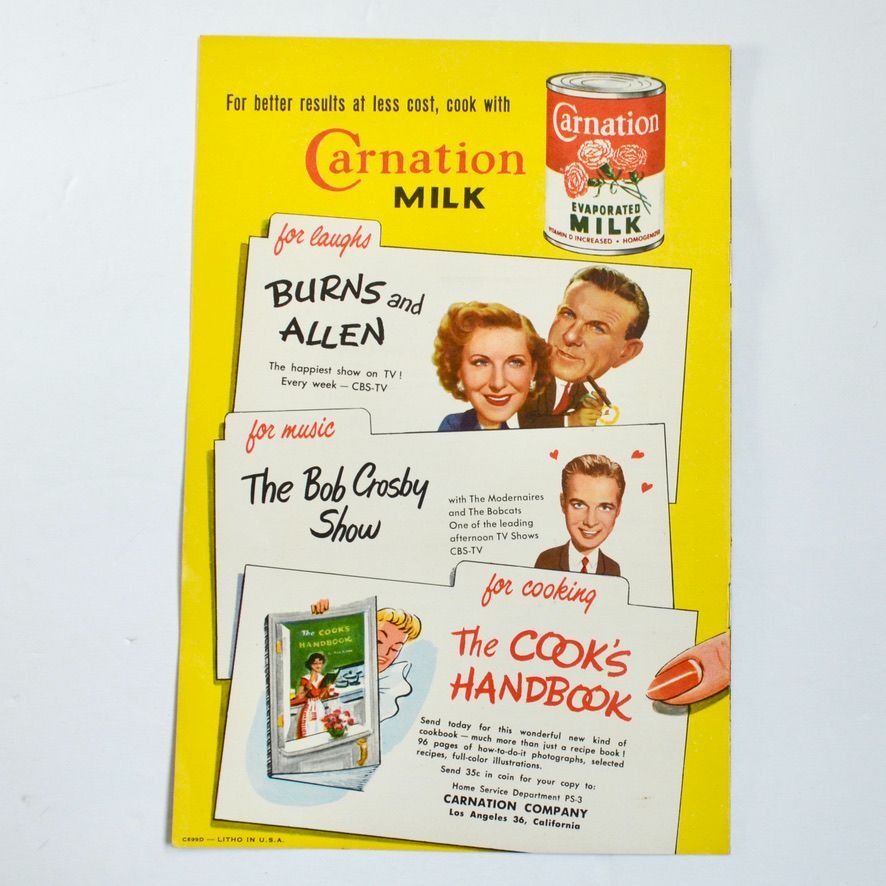 Party Sweets by Mary Blake Booklet Carnation Vintage