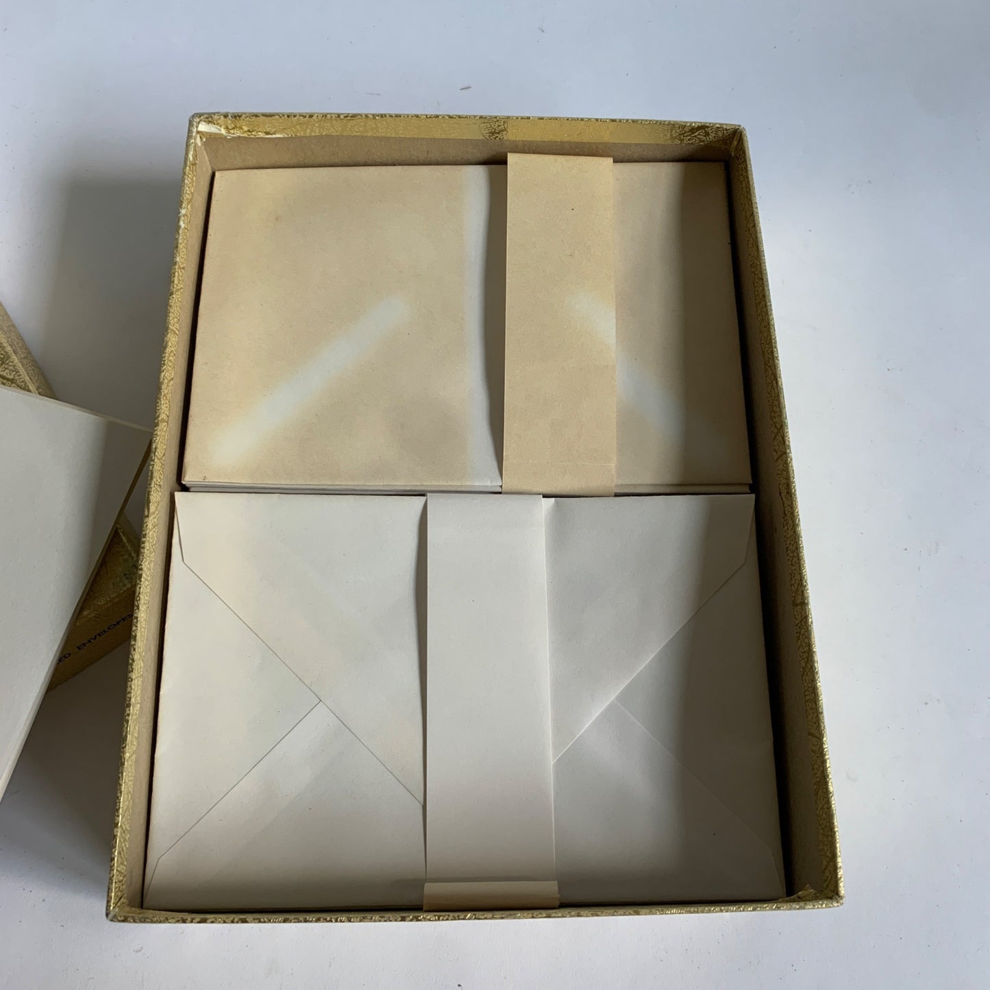 Lustre-Lite Vintage Stationary Paper & Envelopes with Original Box