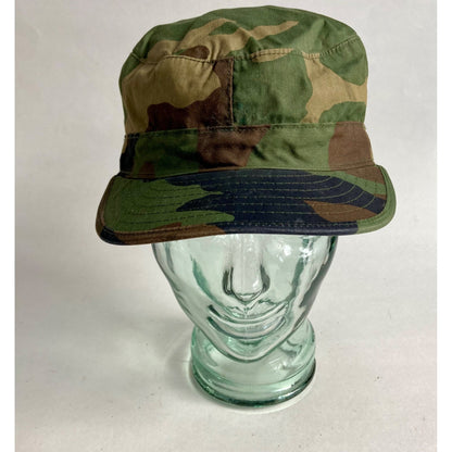US Army Cap Camouflage Pattern Class 1 Hat 7-1/4 Woodland Winter Cold Weather