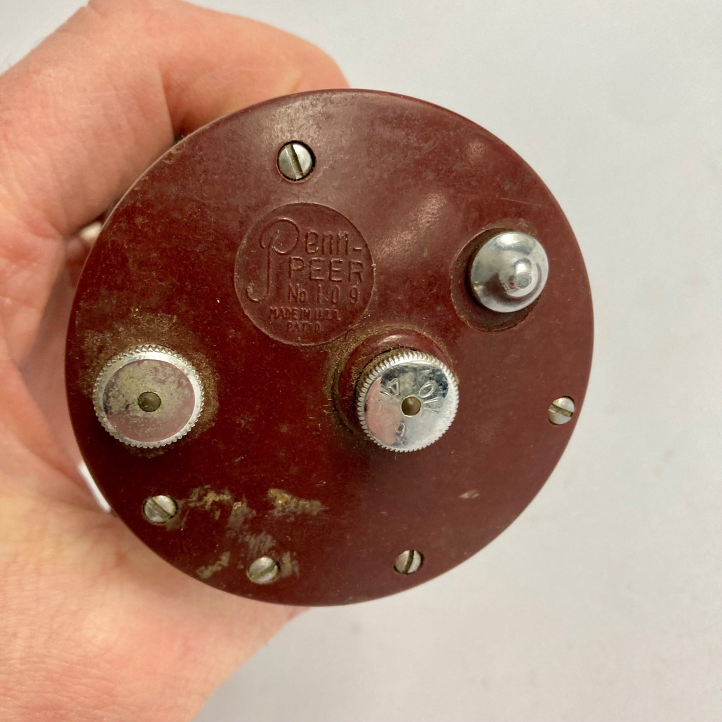 Vintage Penn-Peer No. 109 Casting Reel Fishing Level-Wind Saltwater WORKS!
