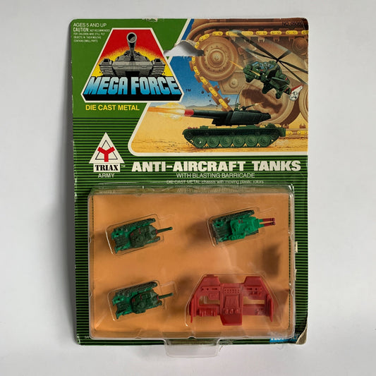 Kenner Mega Force Anti-Aircraft Tanks Vintage New 1989