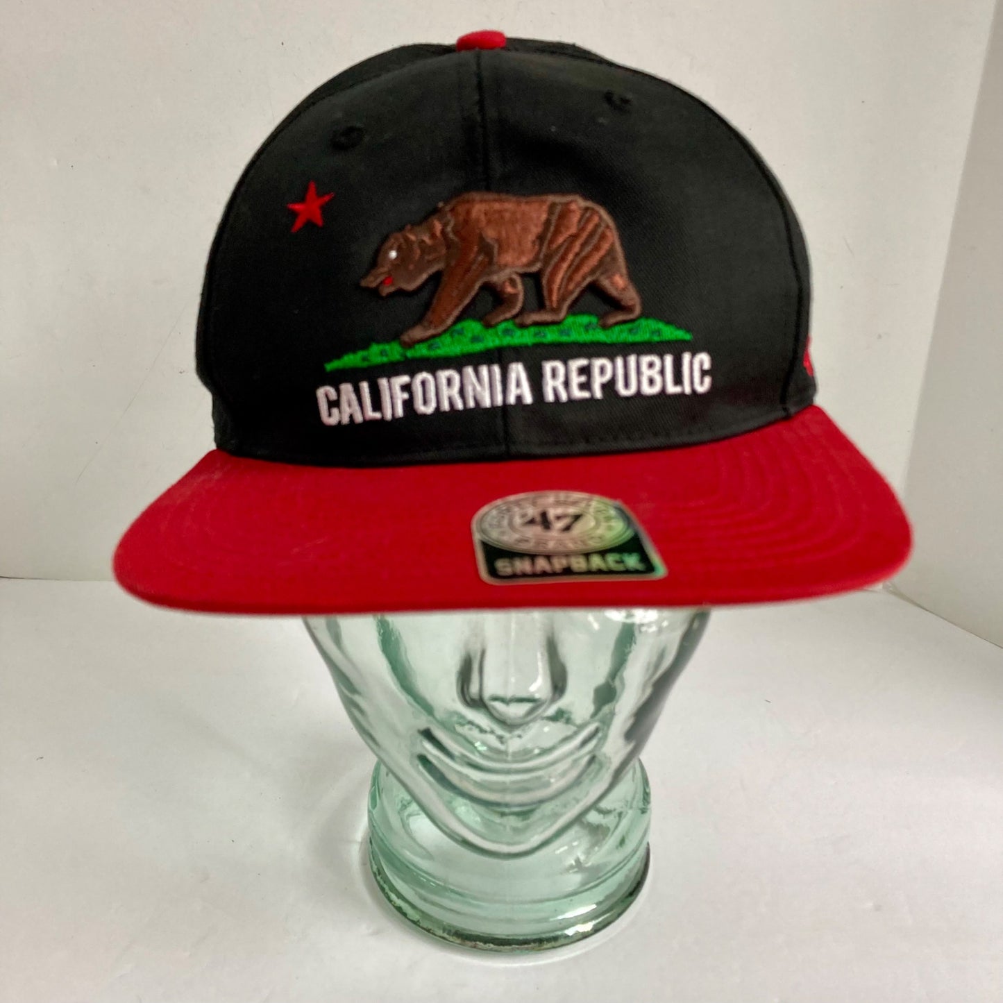 State of California Hat CA Republic by Forty Seven 47 Snapback Bear Vintage
