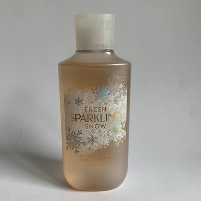 Bath Body Works Fresh Sparkling Snow Shower Gel 10 oz NEW