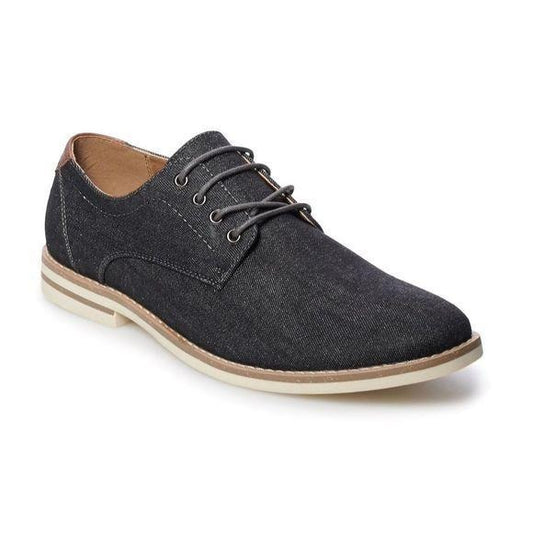 Sonoma Warren Men’s Denim Oxford Shoes New