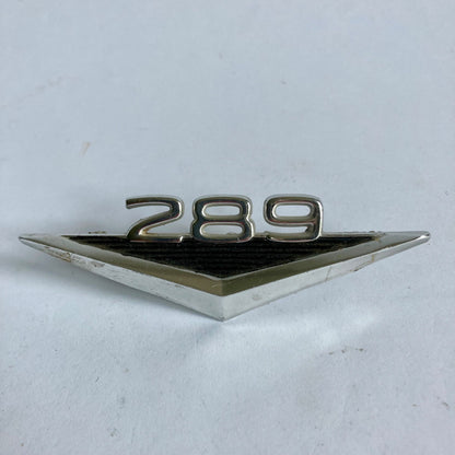 Vintage 1960's Ford Mustang 289 Emblem Chrome 4.5 OEM