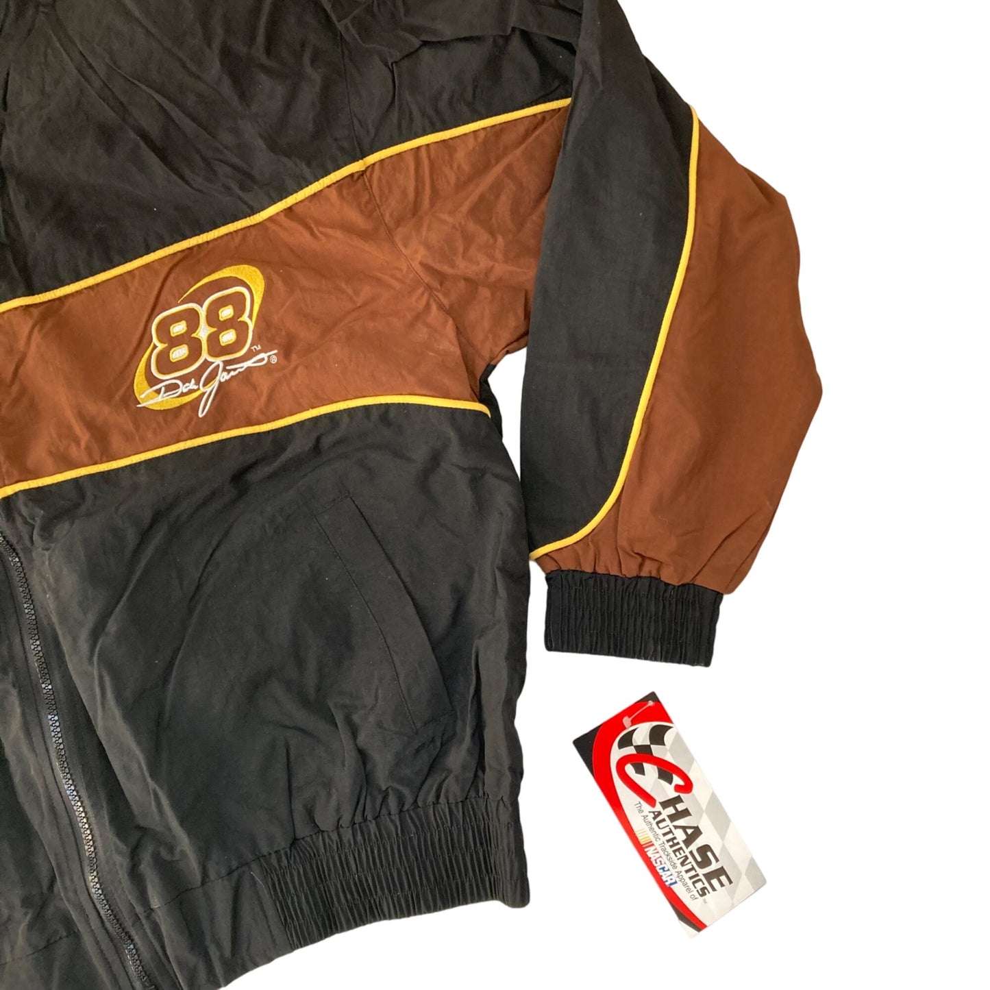 Vintage Dale Jarrett 88 UPS NASCAR Windbreaker Jacket Size L Chase Authentic NOS